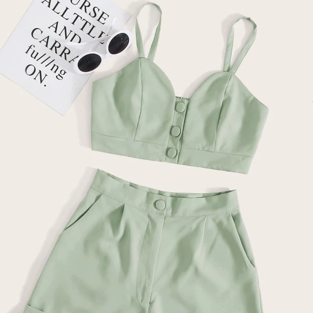 SHEIN cami top with shorts Small
